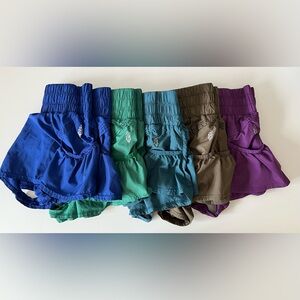 FP Movement by Free People Get Your Flirt On Shorts (5) XS blue, green, purple